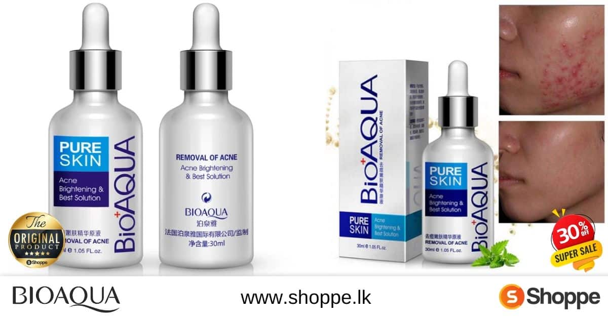 BIOAQUA Pure Skin Acne Removal & Brightening Solution | SHOPPE.LK