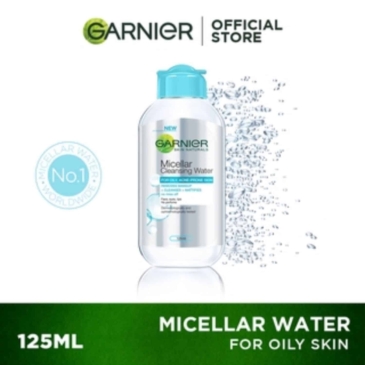 GARNIER Micellar Cleansing Water Blue For Oily, Acne-Prone Skin 125ml - Image 2