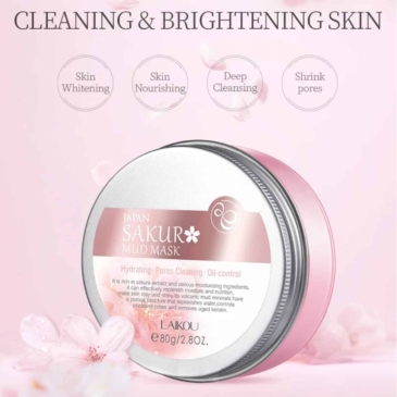 LAIKOU Japan Sakura Mud Mask 80g - Image 3