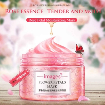 Revitalizing Anti Wrinkle Face Mask with Rose Petals by IMAGES - 120g - SHOPPE.LK