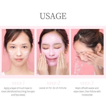 LAIKOU Japan Sakura Mud Mask 80g - Image 4