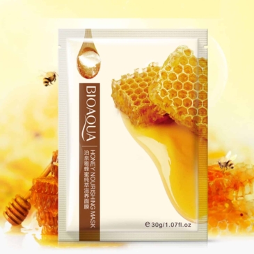 BIOAQUA Natural Facial Mask Set - Nourishing Skincare with Honey, Rose, and Lemon - Image 4