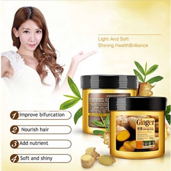 BIOAQUA Ginger Hair Mask Hair Repair Treatment - SHOPPE.LK