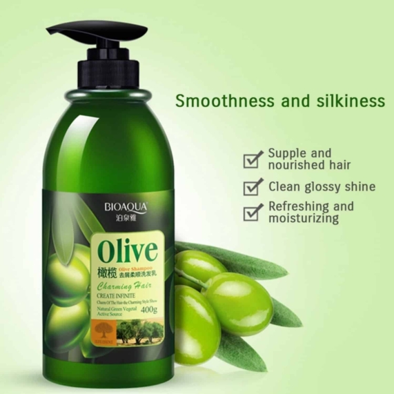 BIOAQUA Olive Shampoo Hair Care - SHOPPE.LK