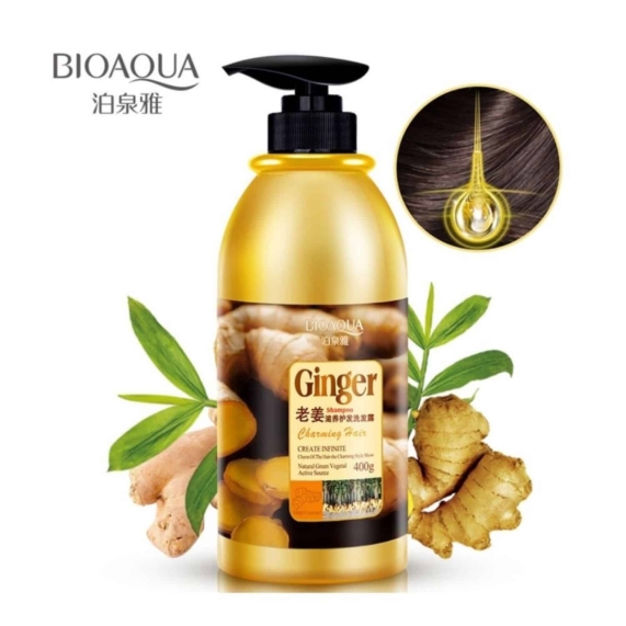 BIOAQUA Ginger Shampoo for Healthy Hair 400g - SHOPPE.LK