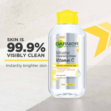 GARNIER Micellar Cleansing Water With Vitamin C 125ml - Image 3