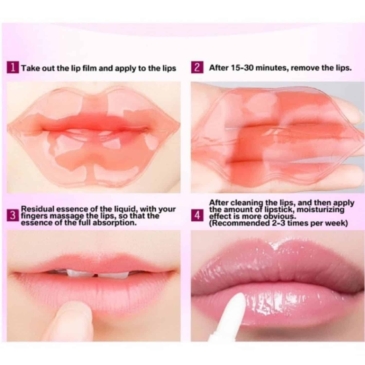 Moisturizing Cherry Lip Mask 5Pcs | Hydrate and Nourish Lips - Image 3