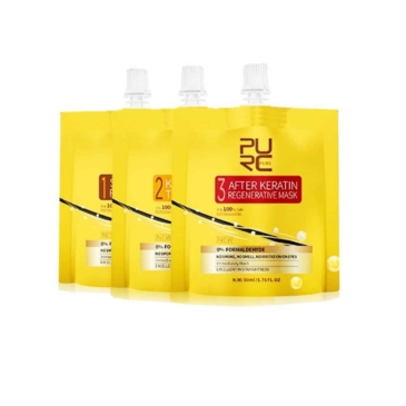 PURC Hair Treatment Hair Shampoo , 2 Keratin Treatment O+ & Keratin Regenerative Mask Bundle - SHOPPE.LK