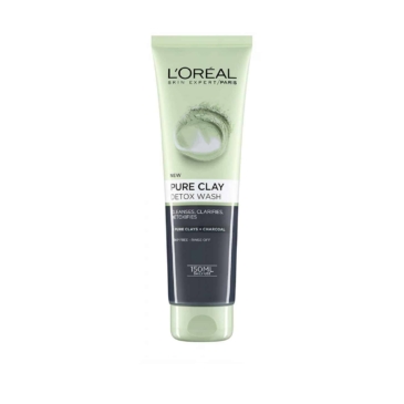L’OREAL Paris Pure Clay Detox Face Wash 150ml - Purify and Reveal Radiant Skin - SHOPPE.LK