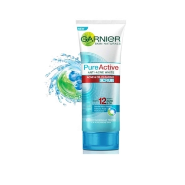 GARNIER Pure Active Anti-Acne Clearing Scrub 50ml - SHOPPE.LK