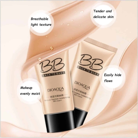 BIOAQUA Natural Flawless Moisturizing BB Cream #1 Charm 40g - SHOPPE.LK