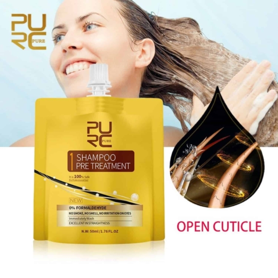 PURC Hair Treatment Hair Shampoo , 2 Keratin Treatment O+ & Keratin Regenerative Mask Bundle - SHOPPE.LK