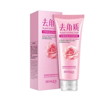 BIOAQUA Rose Exfoliant Face Scrub - Moisturizing, Gentle, and Skin-Renewing - SHOPPE.LK