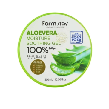 Farmstay 100% Aloe Vera Moisture Soothing Gel 300ml - SHOPPE.LK