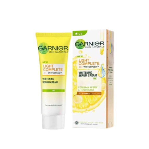 GARNIER Light Complete White Speed Whitening Serum Cream UV 40ml - SHOPPE.LK