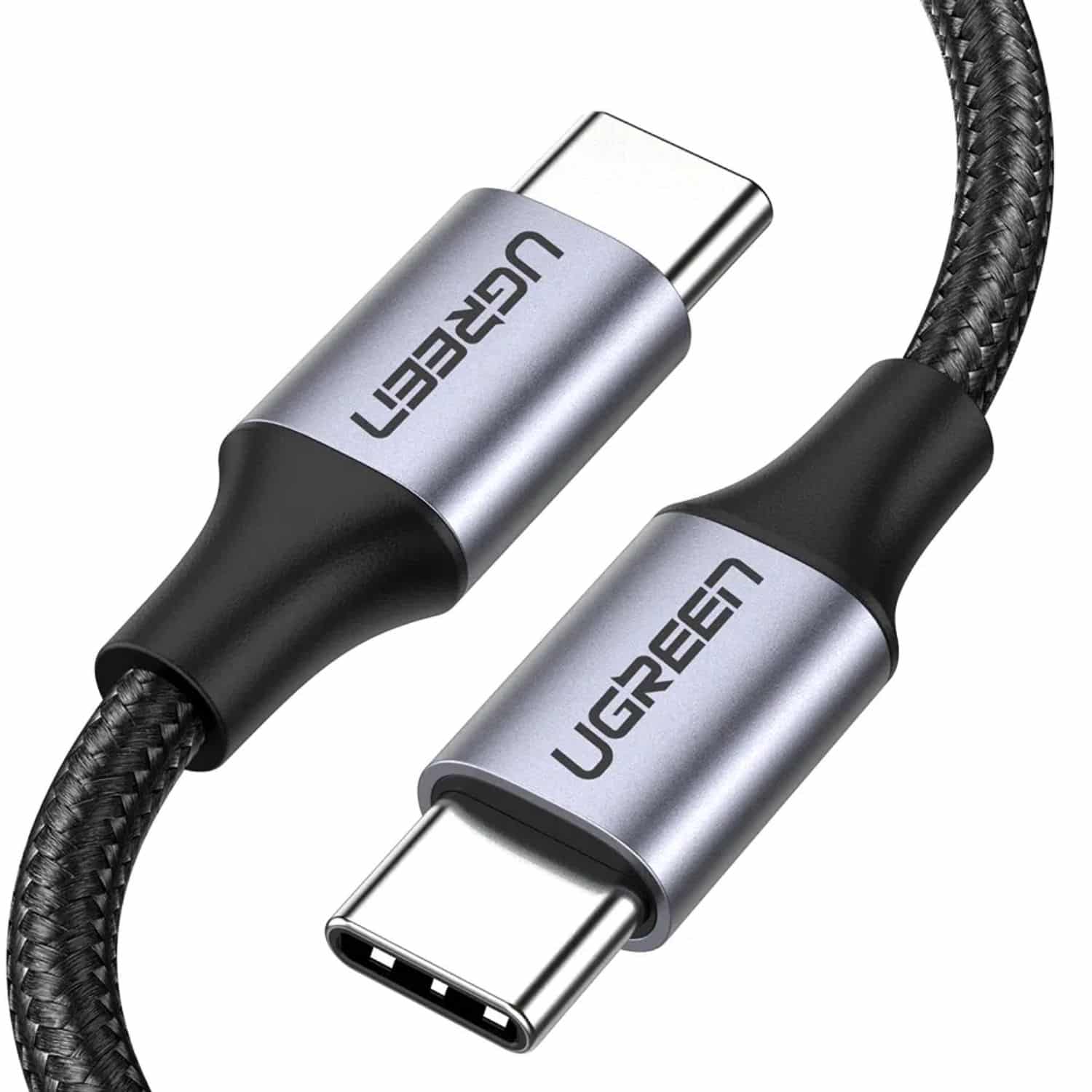 UGREEN USB Type-C to USB Type-C Braided Cable with Aluminum Case 1M ...