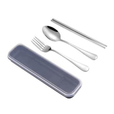 High-Quality Stainless Steel Utensil Set for Travel and Dining - SHOPPE.LK