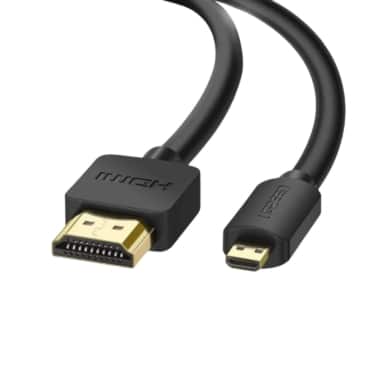 UGREEN Micro HDMI to HDMI 4K Cable 3D Adapter 1M - High Quality Video and Audio Transfer - SHOPPE.LK