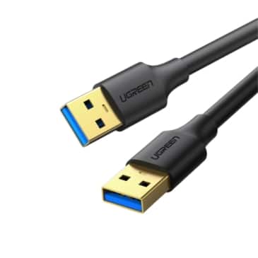 UGREEN USB 3.0 Type A Male to Male Cable Cord for Printers, Modems, Cameras - 1M - SHOPPE.LK