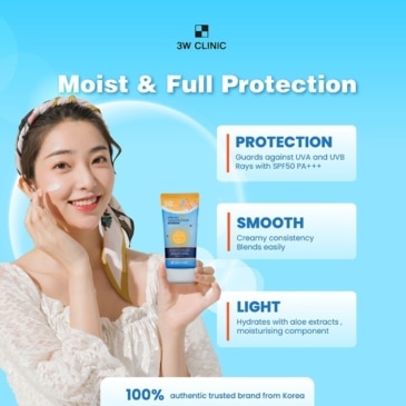 3W Clinic Intensive UV Sunscreen Cream SPF50+ PA+++ 70 ml - SHOPPE.LK