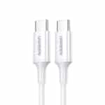 UGREEN 60W USB C to Type-C Fast Charge Cable - 1M White - SHOPPE.LK