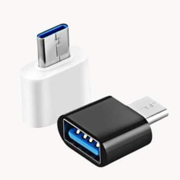 USB to Type C OTG Adapter for Mobile Phone - Connect USB Devices on the Go - SHOPPE.LK