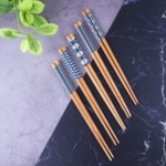 Elegant Premium Chopsticks Set - 5 Pairs - SHOPPE.LK