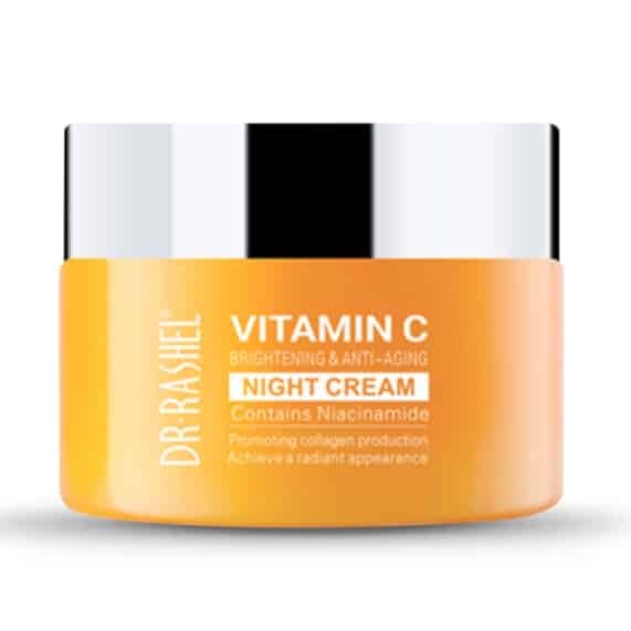 Dr Rashel Vitamin C Night Cream - Anti-Aging Formula | Hydrating & Brightening - SHOPPE.LK