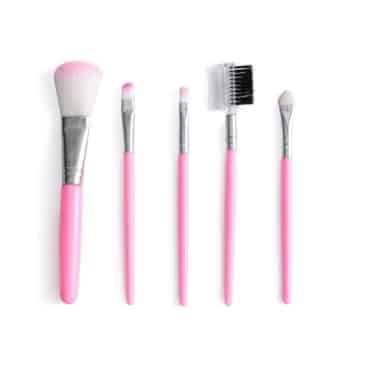 Compact and Portable 5Pcs Mini Makeup Brush Set - Image 1