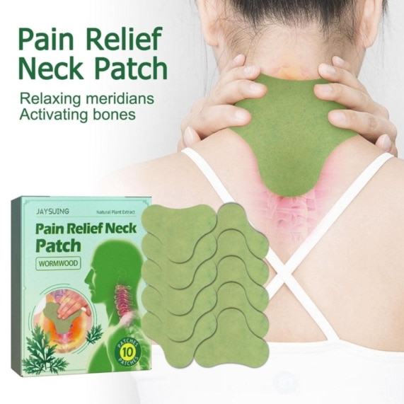 Pain Relief Patch for Neck & Shoulder with Self-Heating Effect -10pcs - SHOPPE.LK