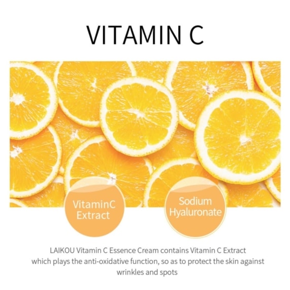 LAIKOU Vitamin C Cream - Hydrate, Brighten, and Repair - SHOPPE.LK