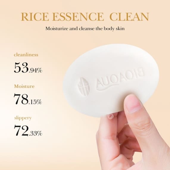 BIOAQUA Rice Essence Soap for Hydrate and Nourish Your Skin - 100g - SHOPPE.LK