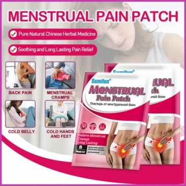 Menstrual Pain Relief Patch - 8pcs - SHOPPE.LK