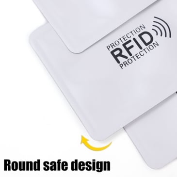 Protect Your Cards with RFID Protection Anti-Scan Sleeves - 5-Pack - Image 6