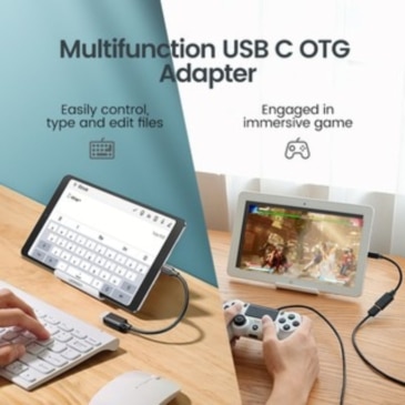 UGREEN USB-C OTG Adapter Cable for Flash Drives, Mouse, Keyboard - 5Gbps Data Transfer - SHOPPE.LK