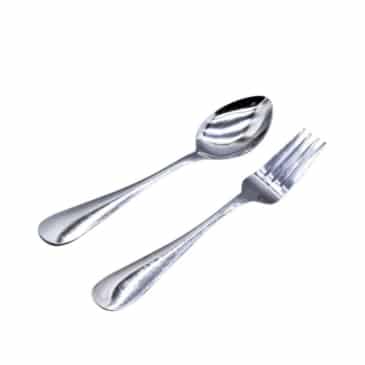 Stainless Steel Fork and Spoon Set - SHOPPE.LK