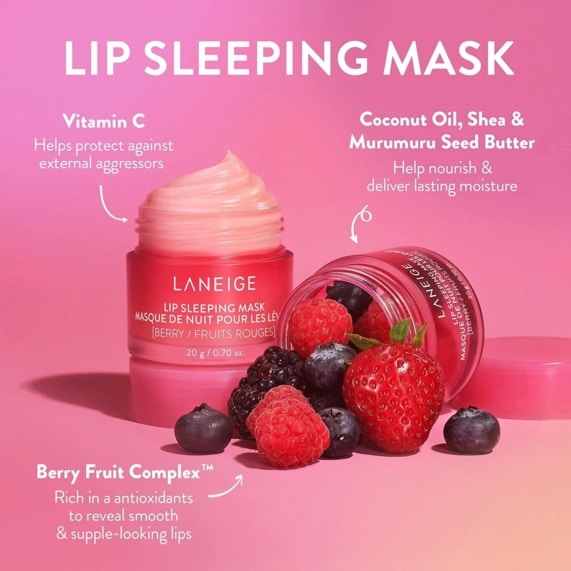 LANEIGE Lip Sleeping Mask EX Berry - 20g - SHOPPE.LK