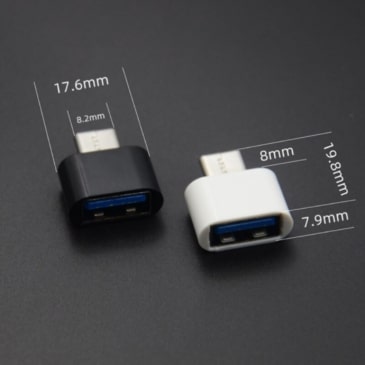 USB to Type C OTG Adapter for Mobile Phone - Connect USB Devices on the Go - SHOPPE.LK