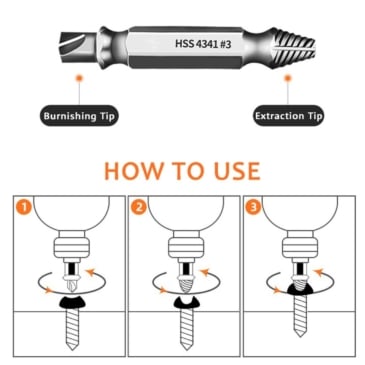 High-Quality Damaged Screw Extractor Drill Bit Set - 6pcs - SHOPPE.LK