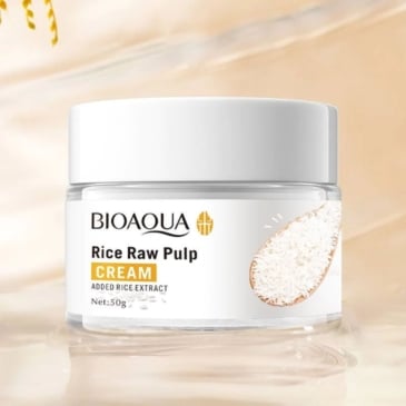 BIOAQUA Raw Pulp Rice Water Cream 50g - Moisturizing, Anti-wrinkle, Anti-aging - Image 4