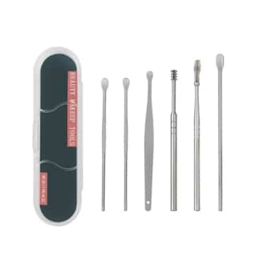 Premium Ear Pick Set with Box - Stainless Steel Ear Wax Removal Kit - SHOPPE.LK