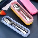 High-Quality Stainless Steel Utensil Set for Travel and Dining - SHOPPE.LK