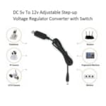 USB to DC Cable 12V to 5V - Power Up Your Router or Modem - SHOPPE.LK