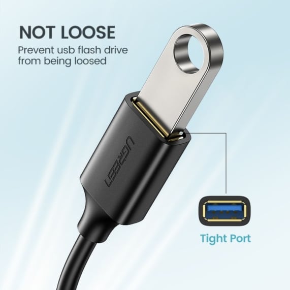 UGREEN USB-C OTG Adapter Cable for Flash Drives, Mouse, Keyboard - 5Gbps Data Transfer - SHOPPE.LK