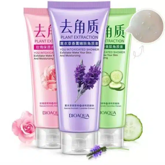 BIOAQUA Lavender Exfoliant Face Scrub - Moisturizing, Gentle, and Skin-Renewing - SHOPPE.LK