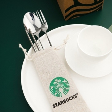 Durable Stainless Steel Tableware Set by Starbucks - SHOPPE.LK