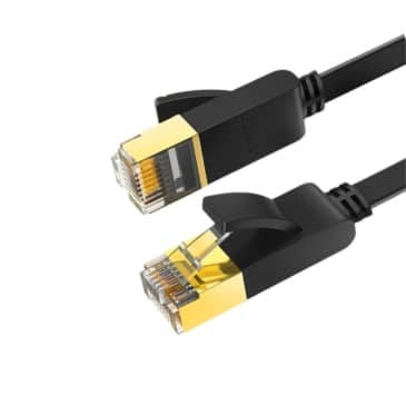 UGREEN Cat 7 Flat Ethernet LAN Cable - 1M UTP RJ45 Cable for Fast Internet Speeds - SHOPPE.LK