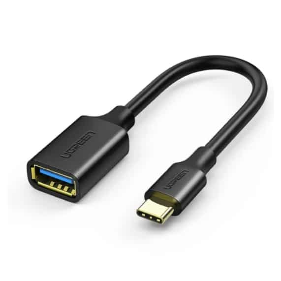 UGREEN USB-C OTG Adapter Cable for Flash Drives, Mouse, Keyboard - 5Gbps Data Transfer - SHOPPE.LK