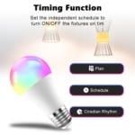 SMATRUL WiFi Smart Light Bulb - RGB LED 15W with Voice and App Control - SHOPPE.LK