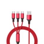 3 in 1 Charging Cable - Charge Multiple Devices Simultaneously - SHOPPE.LK